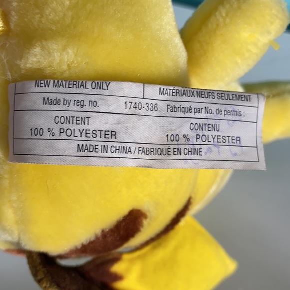 pokémon pikachu stuffed animal NWOT - Picture 5 of 5